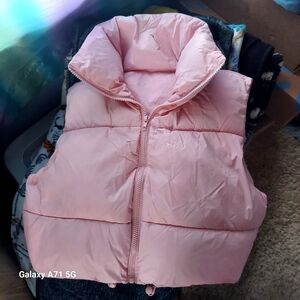 Chic Pink Quilted Vest
